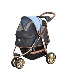 Innopet hondenbuggy Urban Gold denim/black/brown