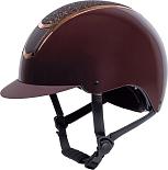 Harry's Horse Veiligheidscap Matterhorn Sparkle Bordeaux/Rosegold