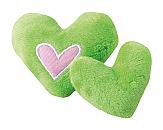 Rogz Catnip Hearts <br>lime 2 st