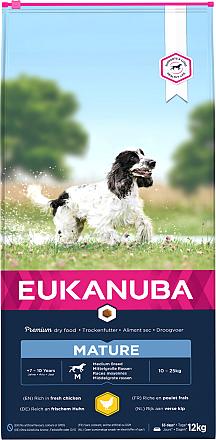 Eukanuba Hondenvoer Mature M Chicken<br> 12 kg