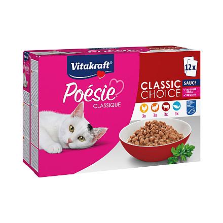 Vitakraft kattenvoer Poésie Classique Sauce MSC 12 x 85 gr