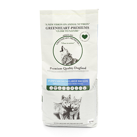 Greenheart Hondenvoer Puppy Medium & Large 12 kg