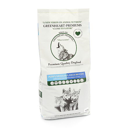 Greenheart Hondenvoer Puppy Medium & Large 12 kg