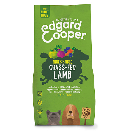 Edgard & Cooper hondenvoer Adult graslam 12 kg