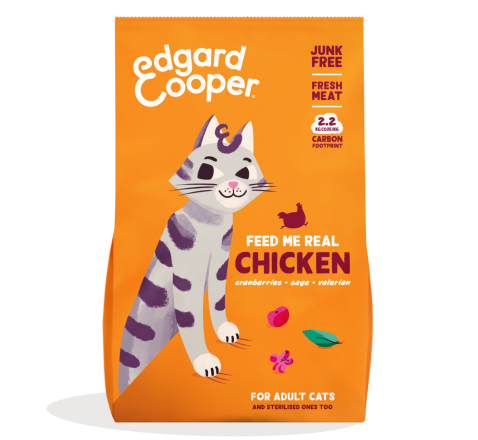 Edgard & Cooper kattenvoer Adult Kip <br> 4 kg